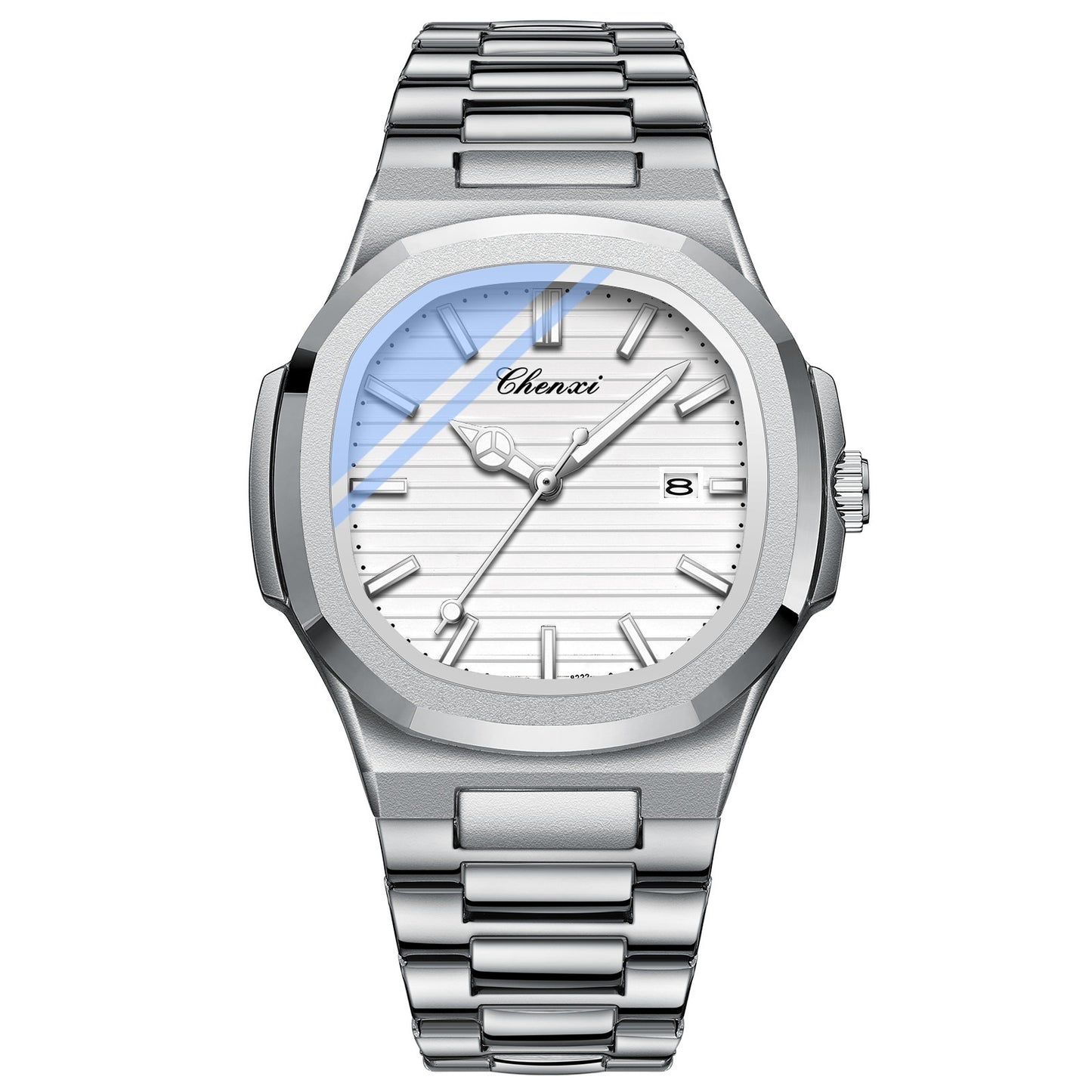 Chenxi Steel Watch Couple Luminous Waterproof Simple Fashion